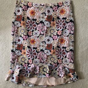 ⭐️Nanette Lepore embroidered skirt⭐️